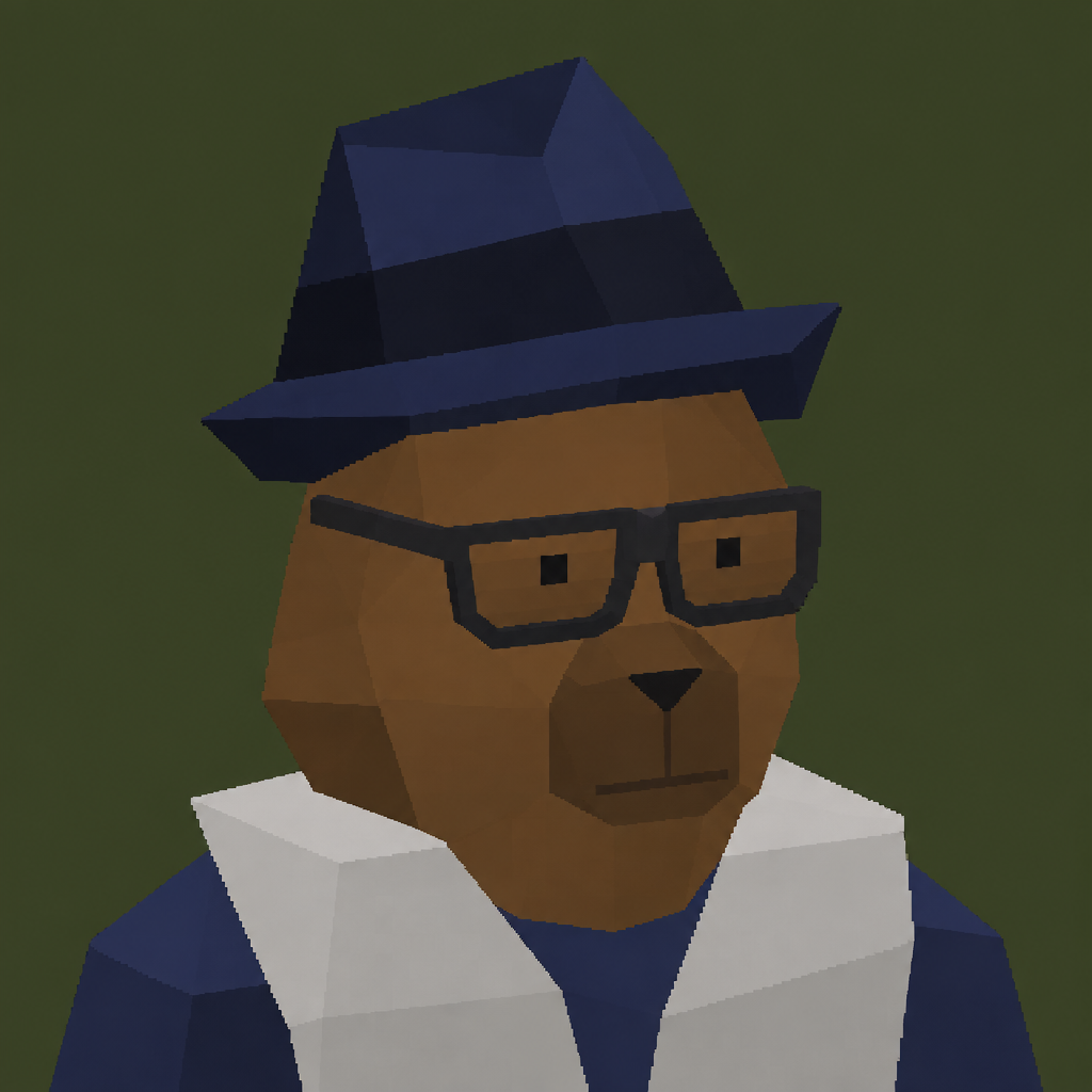Scapified The well-read bear